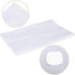 Massage Table Cover with Hole, Soft Cotton Stripe Beauty Massage Bed Sheets, White, 120 x 190