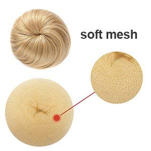 Teenitor Hair Bun Shaper Set with 20pcs Extra-large, Large, Medium, Small Doughnuts Ring Stylers, Blonde Bobby Pins