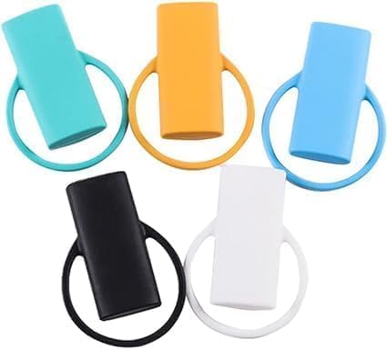 5Pcs Colorful Silicone Lighter Case, Portable Durable Non-Slip Smell Proof Lighter Holder, Crush Proof Cover for Men