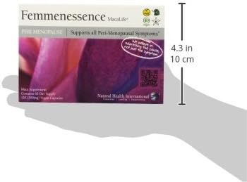 Femmenessence MacaLife – Natural Hormone Balance Supplements for Women, 120 Maca Capsules, Relief of Hot Flashes