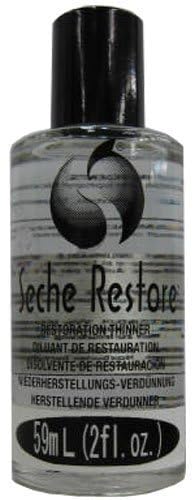 Seche Restore Top Coat - Nail Polish Thinner, Revive Thickened Lacquer, 2 oz