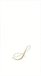 Caspari White Pearl Paper Linen Guest Towels, Monogram Initial S, Pack of