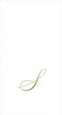 Caspari White Pearl Paper Linen Guest Towels, Monogram Initial S, Pack of