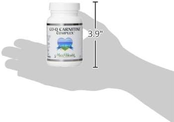 Maxi Health Coq Carnitine Complex - Coenzyme Q10 & L-Carnitine - 60 Capsules for Heart Health - Kosher (CAR)