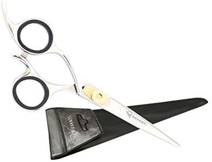 Ruvanti Left Handed Hair Cutting Scissors, 6.5” Professional Shears for Men/Women, Sharp Hairdressing/Haircutting