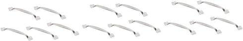 Ipetboom 15pcs Bathroom Support Grab Bars Solid Handrail Stainless Steel Safety Hand Bar
