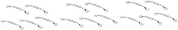 Ipetboom 15pcs Bathroom Support Grab Bars Solid Handrail Stainless Steel Safety Hand Bar