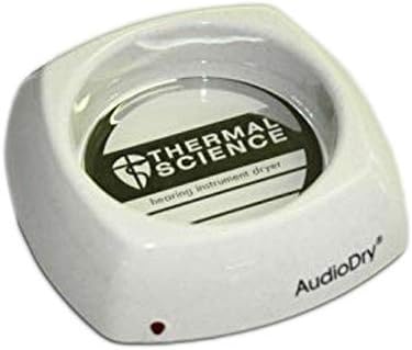 AudioDry Hearing Aid Dryer, Charcoal (Ivory)