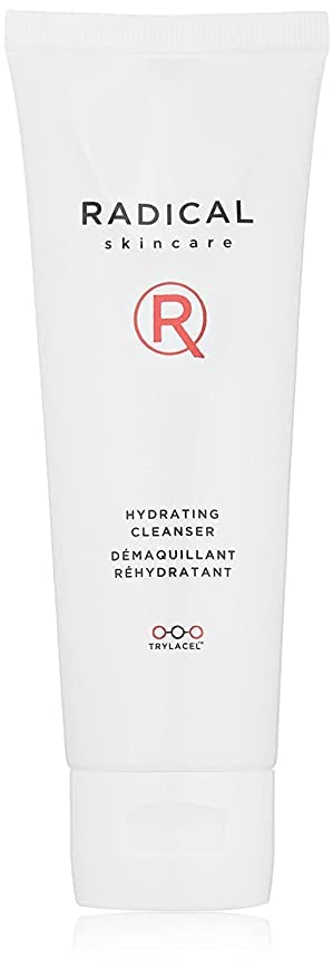 Radical Skincare Hydrating Cleanser - Non-Drying, Gentle Formula for All Skin Types, Paraben & Cruelty Free (4 Fl Oz)