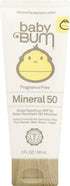 Sun Bum Baby Bum SPF 50 Sunscreen Lotion with Mineral UVA/UVB Face and Body Protection for Sensitive Skin - Fragrance Free - Travel Size - 3 FL OZ