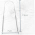 Pxiryanlow Silver Stainless Steel Tongue Tongue Scraper for Adults,Tongue Cleaner Optimal Oral Hygiene Stylish,Reduce