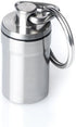 GUS Magnum Pill Fob, Made in USA, Stainless Steel Keychain Pill Holder
