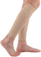 Halsy Women's Footless Compression Socks, 2 Pairs, Medical Calf Sleeve for Swelling, Varicose Veins, Edema