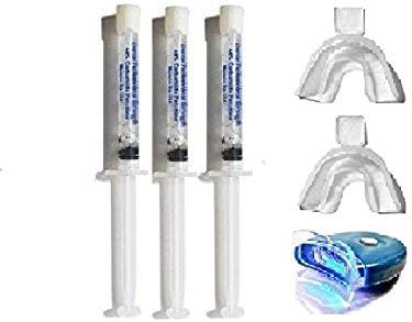 White Teeth Global Teeth Whitening Kit 44% Carbamide Peroxide Gel (30ml) with 1 LED Light,