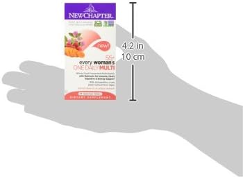 New Chapter Women's Multivitamin 50 Plus for Cellular Energy, Heart & Immune Support, 20+ Nutrients, 48 Count