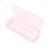 Transparent Box Storage Case for Nail Art Equipment - Empty Plastic Box for Manicure Tool Organizing