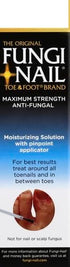 Fungi-Nail Anti-Fungal Liquid Solution, 1 Fl Oz, Kills Fungus for Nail & Athlete's Foot, Clinically Proven Cure