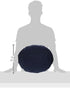 DMI 16-inch Convoluted Molded Foam Donut Pillow Seat Cushion, Navy for Hemorrhoids, Back Pain Relief