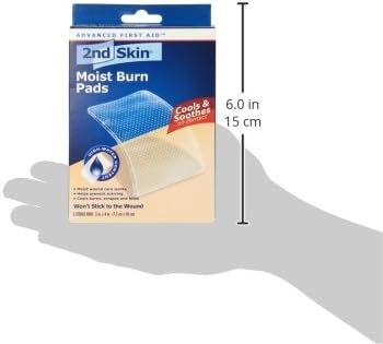 Spenco 2nd Skin Moist Burn Pads, Large (3 x 4 Inches), 3 Count