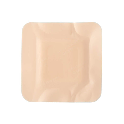 Medline Optifoam Gentle Border Adhesive Dressings, 3 x 3 (Pack of 10)