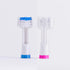 Triple Bristle Replacement Brush Head Refills, 2 Pack, Compatible with Triple Bristle Sonic Toothbrush, Color Changing