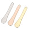 Metal Cosmetic Spatulas, Mini Eye Cream Applicator, Facial Cream Mask Scoop Tool, 3PCS (Gold, Silver, Rose Gold)