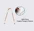 Wonder Care Copper Tongue Cleaner Couples Pack | Ayurvedic Combo Pack | Copper Twister Cleaner Scraper for Adults
