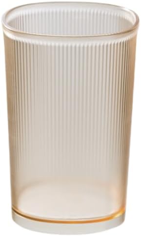 Namzi Yellow Mouthwash Cups 4 Piece,Simple Design,Thickened Shatter-Resistant,Reusable,2.36 * 2.36 * 4.13inch