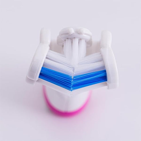 Triple Bristle Replacement Brush Head Refills, 2 Pack, Compatible with Triple Bristle Sonic Toothbrush, Color Changing