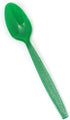 Maryland Plastic Premierware Spoons Bag | Kelly Green | Pack of 24