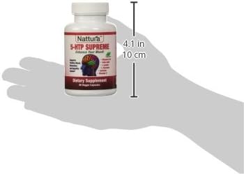 Nattura 5-HTP Supreme for Positive Mood, Relaxation, Appetite Control, 90 Capsules
