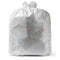 Aluf Plastics 8 Gallon White Trash Bags, 0.7 Mil, 20" x 22", Pack of 125 for Home, Kitchen, Bathroom, Office