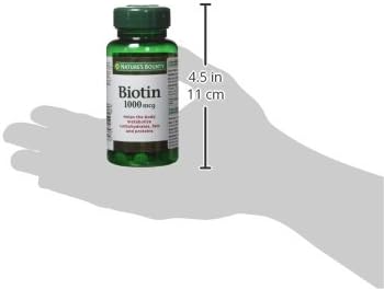 Nature's Bounty Energy Health Biotin Coated Tablets, 1000 mcg, 100 Ct (1 Pack)