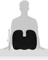 Tailbone DMI Memory Foam Seat Support Cushion | Coccyx, Sciatica, & Pain Relief | Multi-Use Ergonomic Seat Cushion