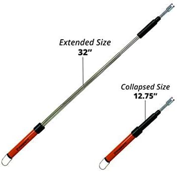 PYRO Putty Extendable ARC Lighter - USB Rechargeable for Wood Stoves & Fireplaces