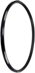 24" x 1" Wheelchair Rear Wheel Replacement Tire, Universal Flat Free Polyurethane Tire with Free Zip Ties (1Ea Black)