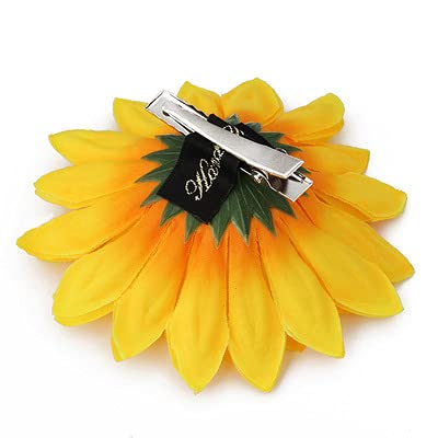 Sunflower Hair Barrettes - Daisy Hair Clips for Women Girls, Alligator Hair Pins (4pcs)