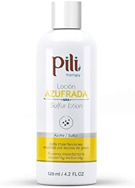 Pili Sulfur Lotion for Oily Skin Control - Face and Body - 4.2 fl. oz.