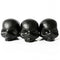 Rebels Refinery 3-Piece Skull-Shaped Lip Balm Bundle - Black, Mint, Vanilla & Passion Fruit