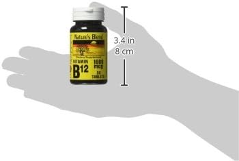Nature's Blend Vitamin B12 Tablets, 1000 mcg, 50 Tabs