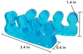 NGT New Guide Steps Yoga Toes Blue Toe Stretcher & Toe Separator, Stop Foot Pain and Boost Athletic Performance