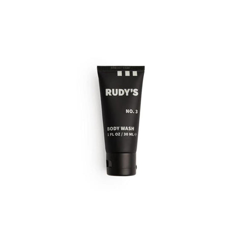 Rudy's No. 3 Body Wash, 1 fl oz - Natural Ingredients, Sulfate & Paraben Free, Exfoliates & Nourishes