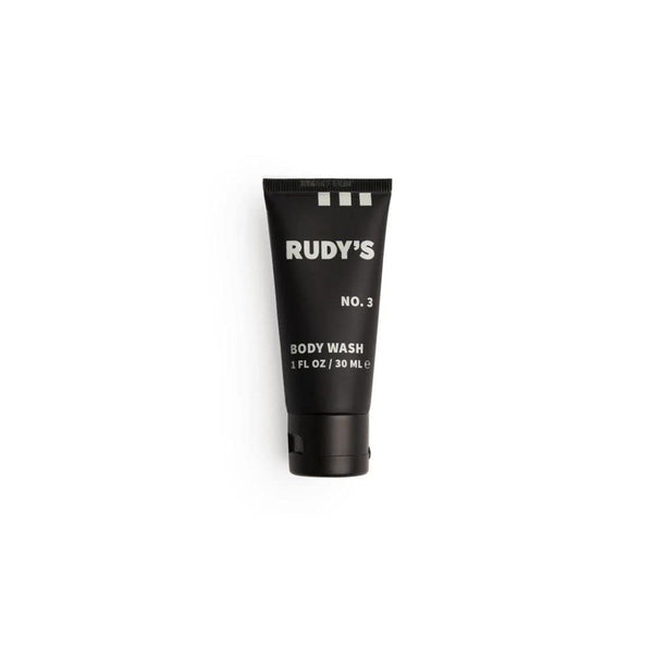 Rudy's No. 3 Body Wash, 1 fl oz - Natural Ingredients, Sulfate & Paraben Free, Exfoliates & Nourishes