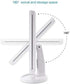 Tri-fold Lighted Vanity Makeup Mirror, 3x/2x/1x Magnification, 21 LEDs, Touch Screen, 180 Degree Rotation
