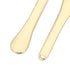 Metal Cosmetic Spatulas, Mini Eye Cream Applicator, Facial Cream Mask Scoop Tool, 3PCS (Gold, Silver, Rose Gold)