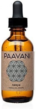 PAAVANI Ayurveda Nasya Oil, Ayurvedic Nasal Cleaner & Moisturizer Drops for Sinus Relief (2 oz)
