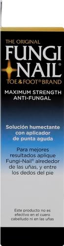 Fungi-Nail Anti-Fungal Liquid Solution, 1 Fl Oz, Kills Fungus for Nail & Athlete's Foot, Clinically Proven Cure