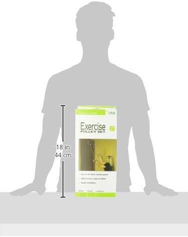 Set DMI Exercise Pulley for Physical Therapy helps Increase Mobility, White