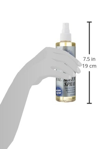 Worlds Of Curls Comb Out Conditioner & Oil Sheen Spray, Extra Dry Hair, 8 Oz