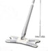 Flat X-Type Floor Mop Heads, 360 Degree Squeeze Mop Hand-Free Wash Household Lazy Mop with 2 Pads for Home Cleaning